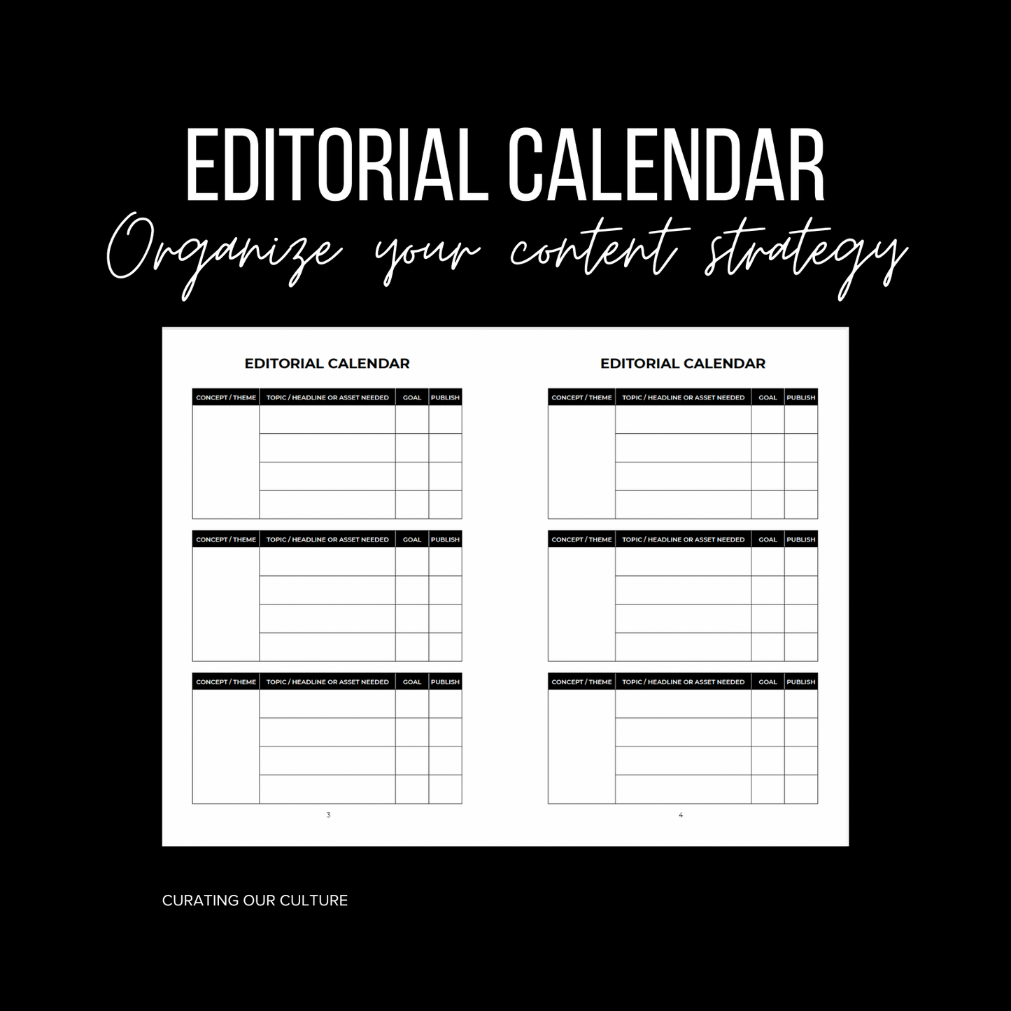 Extended Editorial Calendar for Consistent Content Planning